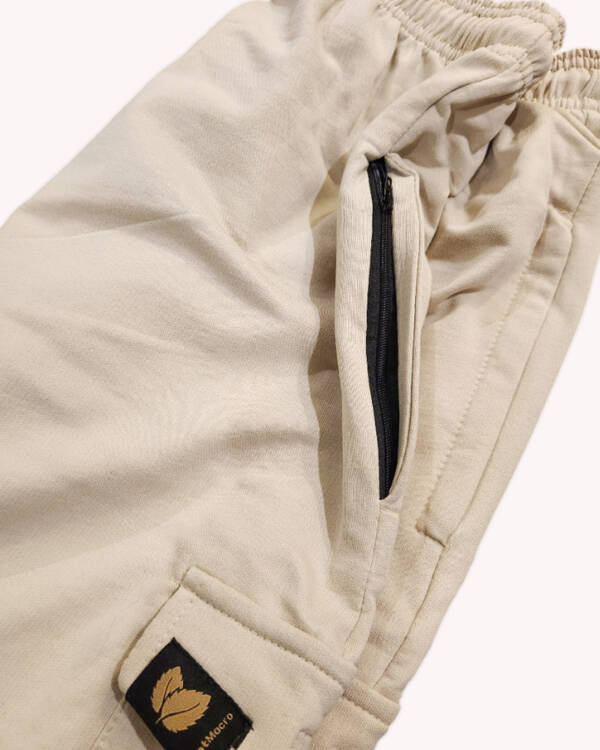 Sandstone Beige Wide Leg Cargo Trouser - Image 6